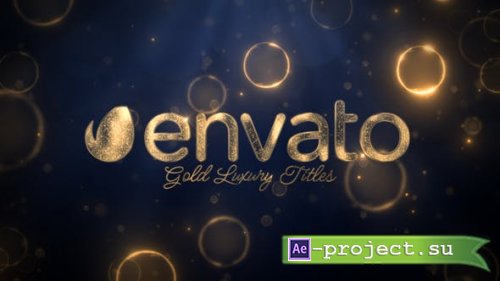 Videohive - Gold Luxury Titles - 51521892 - Project for After Effects