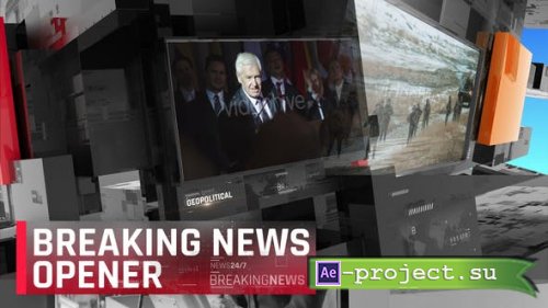 Videohive - Breaking News Opener v2 - 49317895 - Project for After Effects