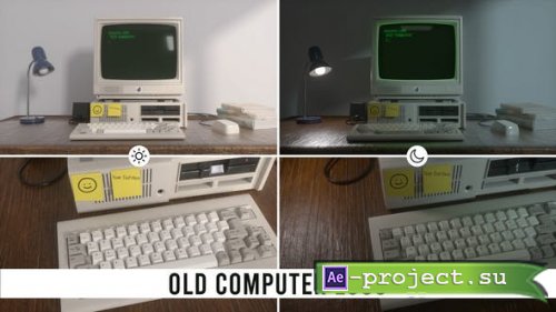 Videohive - Old Computer Logo - 49391238 - Project for After Effects