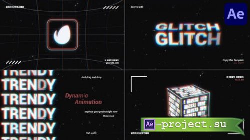 Videohive - Glitch Typography for After Effects - 51516413 - Project for After Effects