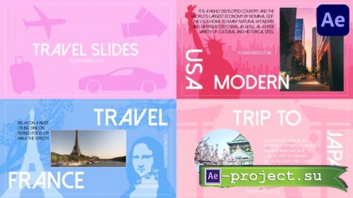 Videohive - Travel Slides for After Effects - 51535190 - Project for After Effects
