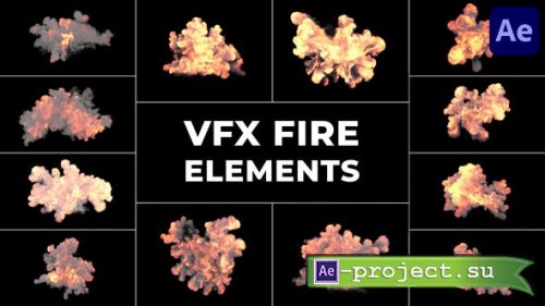 Videohive - VFX Fire Elements for After Effects - 51546933 - Project for After Effects
