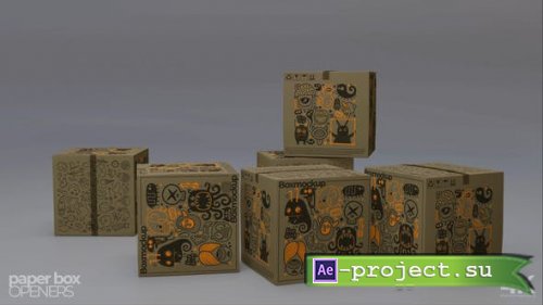Videohive - Paper Box Opener - 51538605 - Project for After Effects