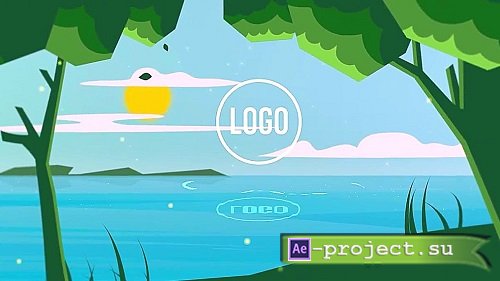 Nature Parallax Logo Reveal 1439640 - Project for After Effects