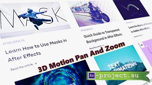 3D Motion Pan And Zoom 789198 - After Effects Presets