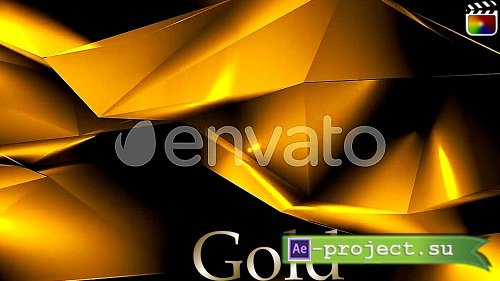 Videohive - Gold Backgrounds 51389762 - Project For Final Cut & Apple Motion