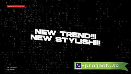 Videohive - Typography Titles | After Effects - 51552286 - Project for After Effects
