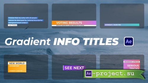 Videohive - Gradient Info Titles - 51552554 - Project for After Effects