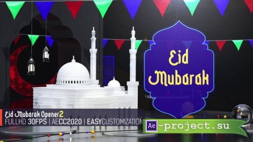 Videohive - Eid Mubarak Opener2 - 51563433 - Project for After Effects