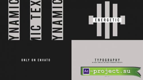 Videohive - Typography Stomp - 51557835 - Project for After Effects