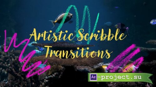 Videohive - Artistic Scribble Transitions - 51628533 - Project for After Effects