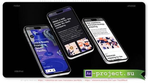 Videohive - Mobile Phones - App Demonstration - 51634836 - Project for After Effects