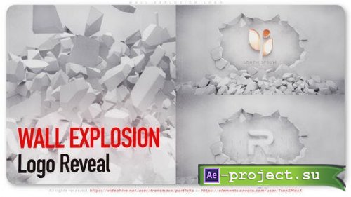 Videohive - Wall Explosion Logo - 51635390 - Project for After Effects