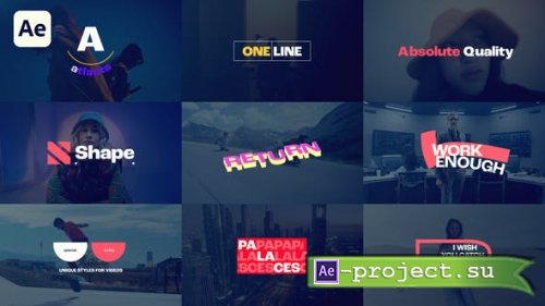 Videohive - Modern Titles - 51644079 - Project for After Effects