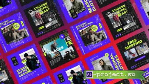 Videohive - Fluory Fashion Instagram Posts - 51650856 - Project for After Effects