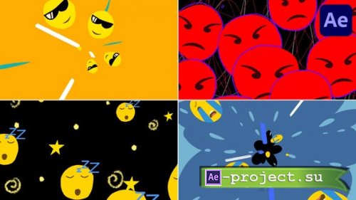 Videohive - Emoji Transitions | After Effects - 51619063 - Project for After Effects