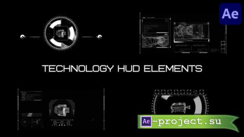 Videohive - Technology Hud Elements for After Effects - 51637324 - Project for After Effects