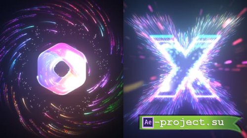 Videohive - Colorful Particles Logo Reveal | 2 Versions - 51573411 - Project for After Effects