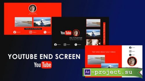 Videohive - Youtube End Screen 0.3 - 51654973 - Project for After Effects