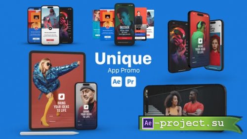 Videohive - Unique App Promo - 51671802 - Project for After Effects