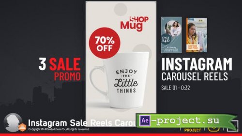 Videohive - Instagram Sale Reels Carousel - 51443623 - Project for After Effects