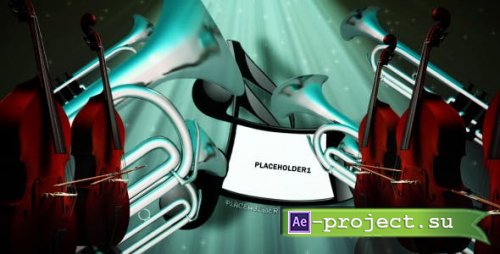 Videohive - Dancing instruments, Cartoon style opener - 2713710 - Project for After Effects