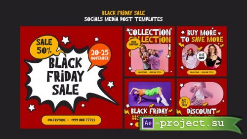 Videohive - Black Friday Social Media Post Template - 51691550 - Project for After Effects