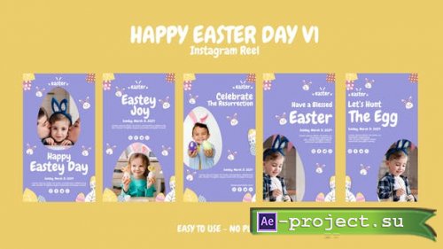 Videohive - Happy Easter Day Instagram Stories V1 - 51687574 - Project for After Effects