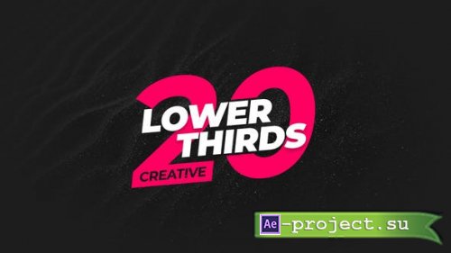 Videohive - Creative Lower Thirds - 51669644 - Project for After Effects