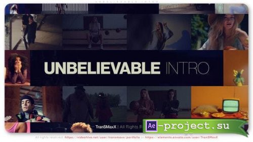 Videohive - Unbelievable Intro - 51708372 - Project for After Effects