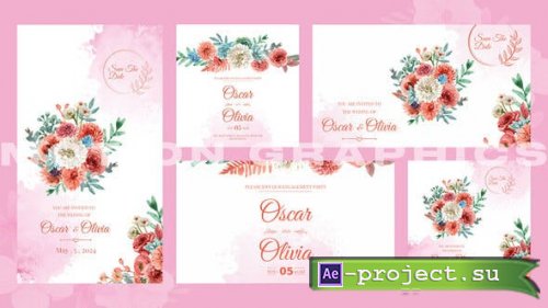 Videohive - Angela Wedding Invitation | Mogrt - 51722961 - Project for After Effects