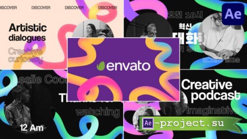 Videohive - Creative Podcast Slides for After Effects - 51720949 - Project for After Effects