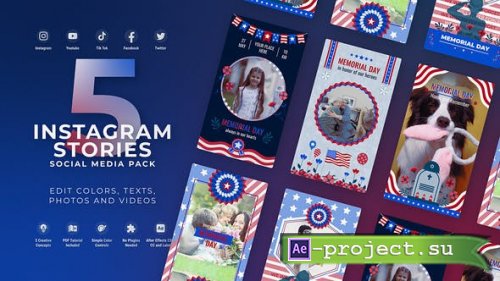 Videohive - Memorial Day - 4th Of July Instagram Stories - 51745546 - Project for After Effects