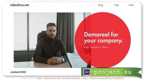 Videohive - Company Presentation Minimal Style - 51731825 - Project for After Effects