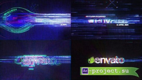Videohive - Modern Glitch Logo - 51743106 - Project for After Effects