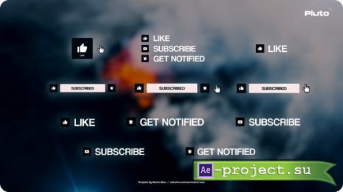 Videohive - YouTube Subscribe Button - 51756600 - Project for After Effects