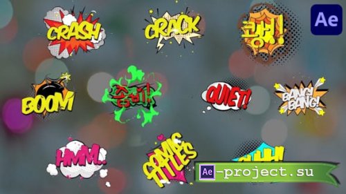 Videohive - Comic Titles for After Effects - 51756434 - Project for After Effects