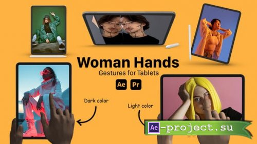 Videohive - Female Hand Gesture for Tablets - 51757494 - Project for After Effects