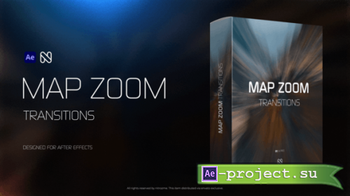 Videohive - Map Zoom Transitions - 51779290 - Project for After Effects