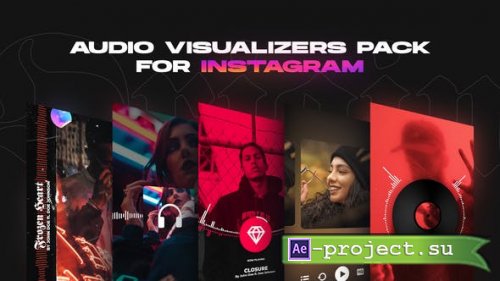 Videohive - Origin  Instagram Stories music visualizer template pack for After Effects - 38587352 - Project for After Effects