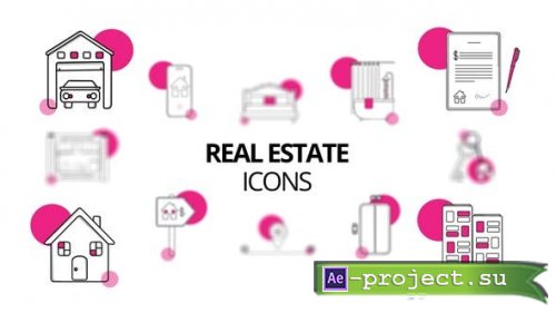 Videohive - Real Estate Icons - 51781156 - Project for After Effects