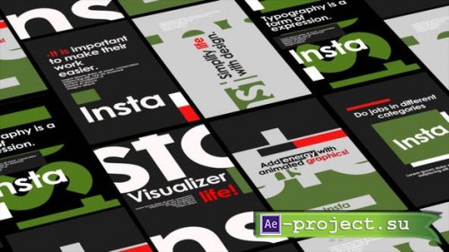 Videohive - Instagram Typographic V4 - 51604053 - Project for After Effects