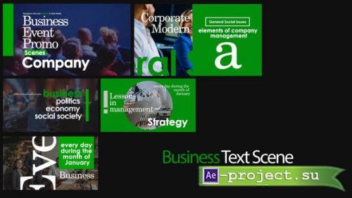 Videohive - Business Titles Scenes - 51830020 - Project for After Effects