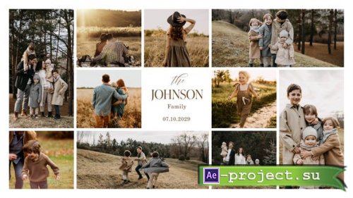 Videohive - Family Photo Collage Video Template - 51825418 - Project for After Effects