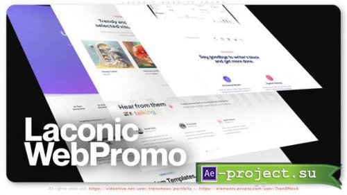 Videohive - Laconic Website Promo - 51824044 - Project for After Effects