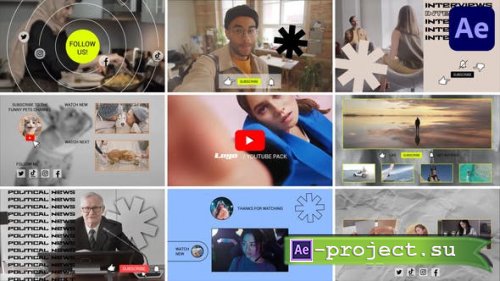 Videohive - Youtube Promo And Endscreens | After Effects - 51833514 - Project for After Effects