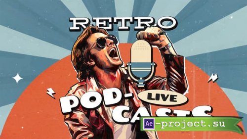 Videohive - Retro Podcast - 518230829 - Project for After Effects