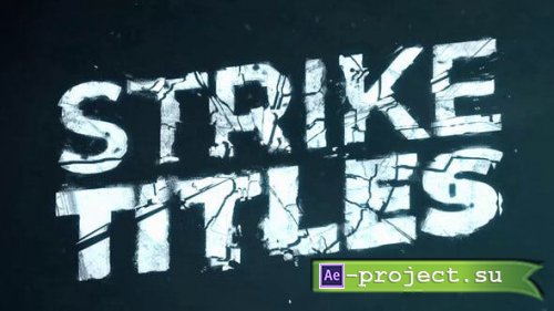 Videohive - Action Strike Titles | After Effects Template - 51830288 - Project for After Effects