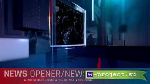 Videohive - NEWS OPENER/NEWS INTRO - 51771600 - Project for After Effects