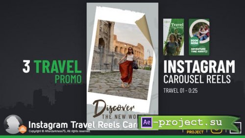 Videohive - Instagram Travel Reels Carousel - 51669089 - Project for After Effects